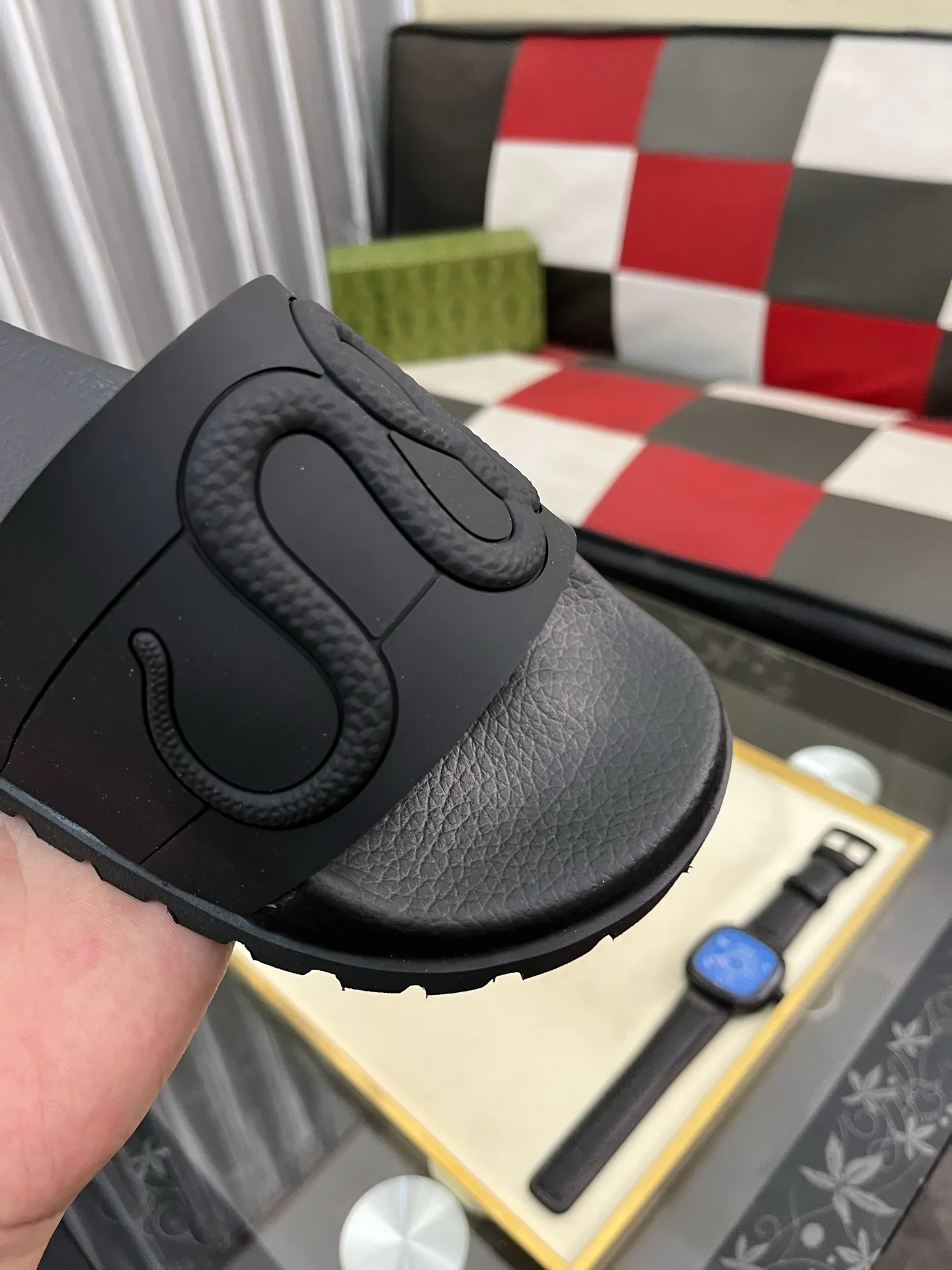 Men's men's shoes💰260⌚️⌚️ＧＵＣＣＩ.Gucci.Official website 1:1 popular slippers hot sale! Original original material 🩴 SIZE: 38-46 (45.46 non-refundable)